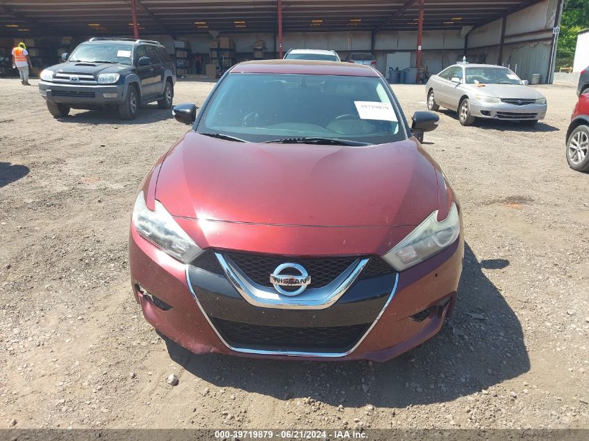 2018 Nissan Maxima 3.5 Platinum/3.5 S/3.5 Sl/3.5 Sr/3.5 Sv VIN: 1N4AA6AP8JC412611 Lot: 39719879