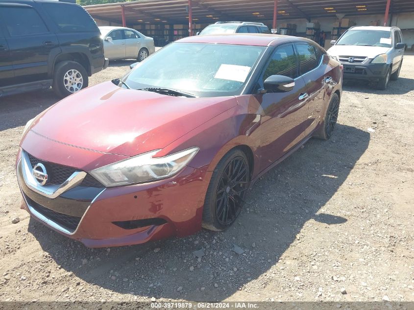 2018 Nissan Maxima 3.5 Platinum/3.5 S/3.5 Sl/3.5 Sr/3.5 Sv VIN: 1N4AA6AP8JC412611 Lot: 39719879