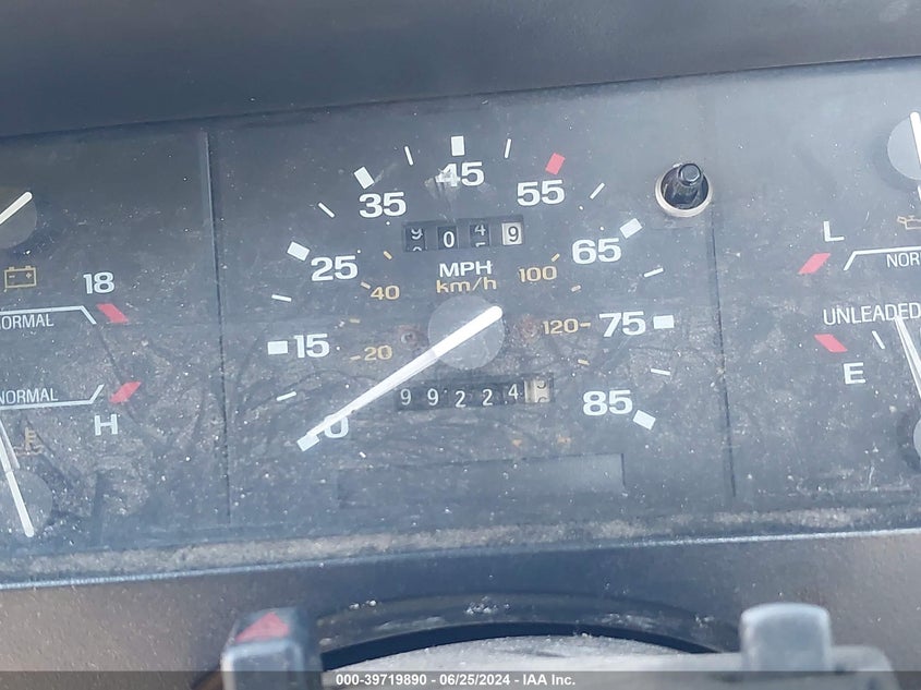 1992 Ford Ranger VIN: 1FTCR10UXNUD51896 Lot: 39719890