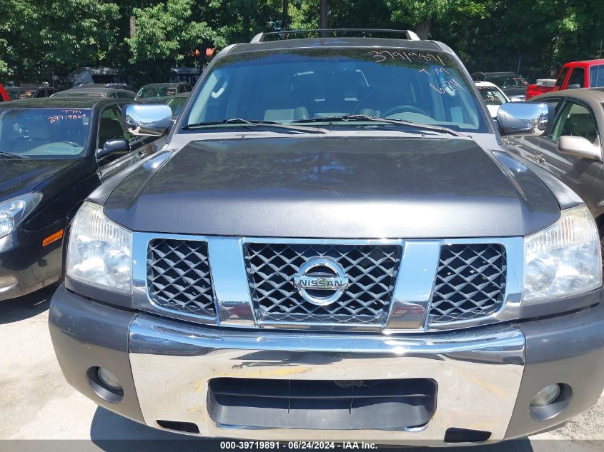 2006 Nissan Armada Le VIN: 5N1AA08A86N720118 Lot: 39719891