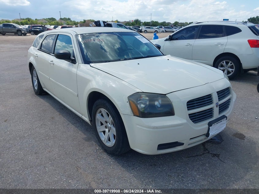 2005 Dodge Magnum Se VIN: 2D4FV48TX5H160877 Lot: 39719908