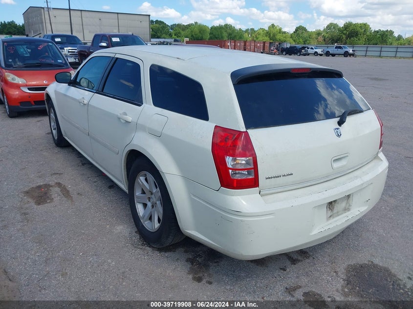2005 Dodge Magnum Se VIN: 2D4FV48TX5H160877 Lot: 39719908