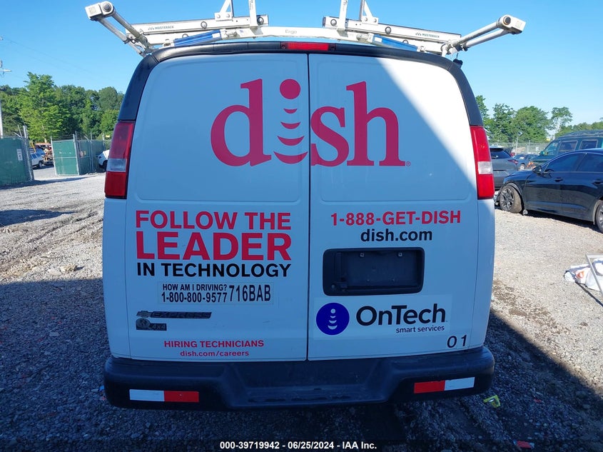 2018 CHEVROLET EXPRESS 2500 WORK VAN - 1GCWGAFG3J1339105