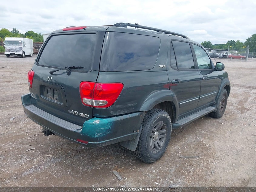 2006 Toyota Sequoia Sr5 V8 VIN: 5TDBT44A46S263110 Lot: 39719966