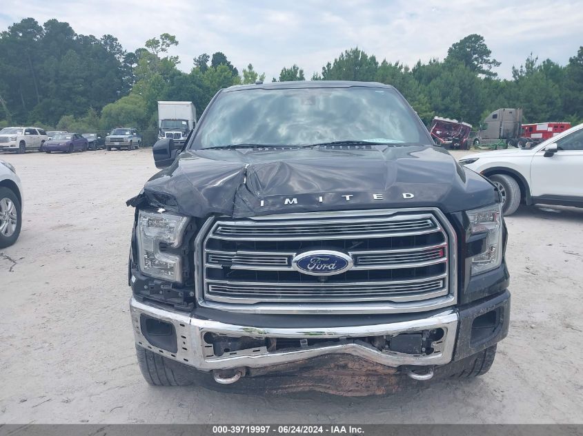 2016 Ford F-150 Limited VIN: 1FTEW1EG5GFC89531 Lot: 39719997