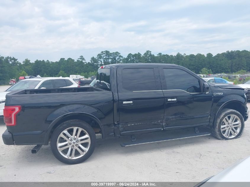 2016 Ford F-150 Limited VIN: 1FTEW1EG5GFC89531 Lot: 39719997