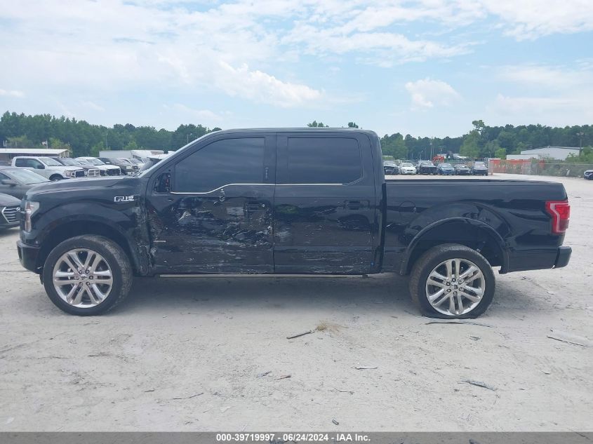 2016 Ford F-150 Limited VIN: 1FTEW1EG5GFC89531 Lot: 39719997