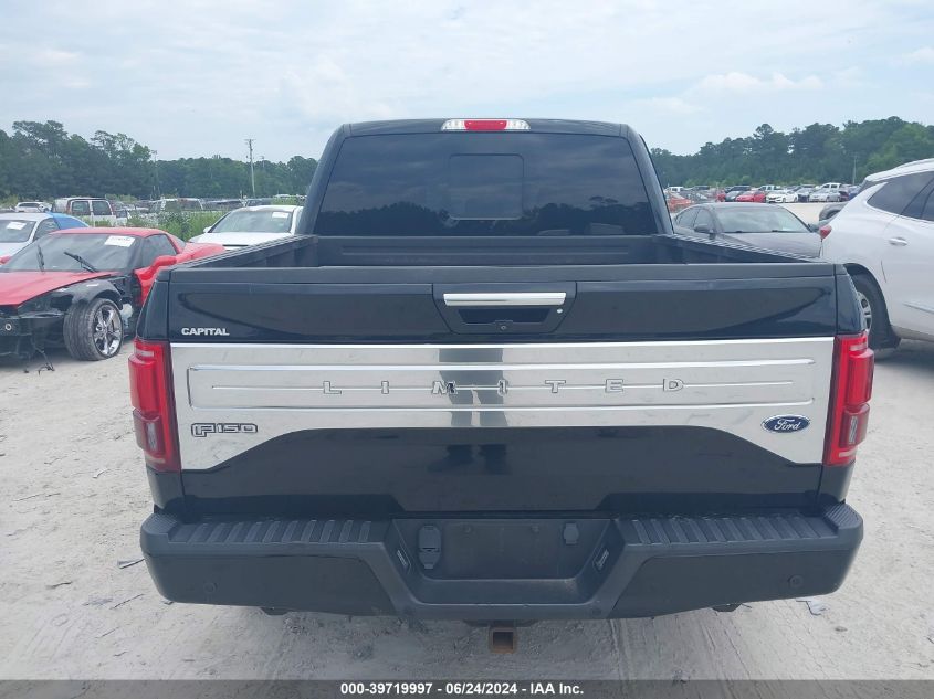 2016 Ford F-150 Limited VIN: 1FTEW1EG5GFC89531 Lot: 39719997