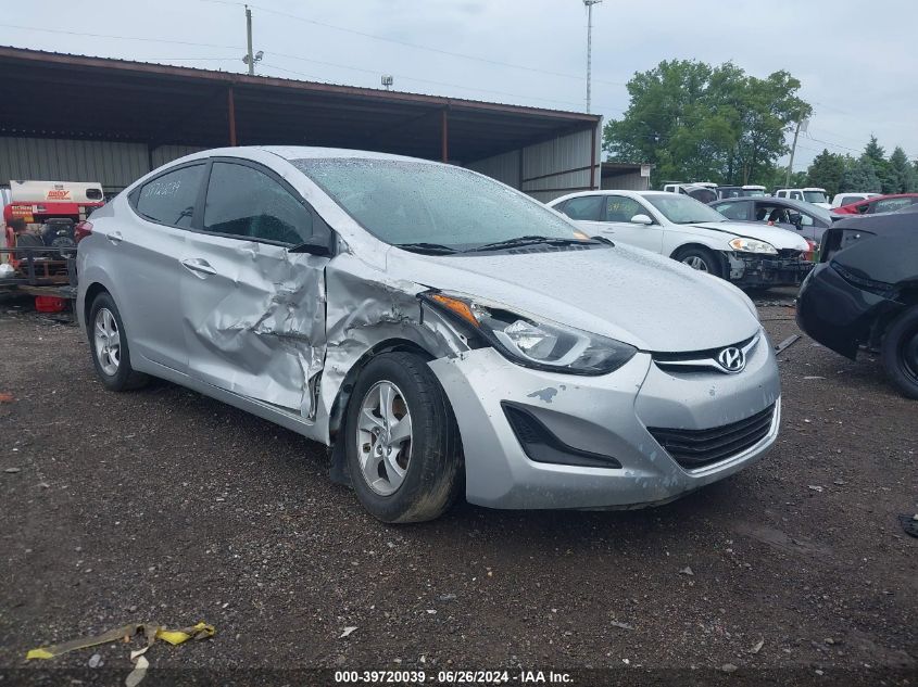2015 Hyundai Elantra Se VIN: 5NPDH4AE0FH602081 Lot: 39720039