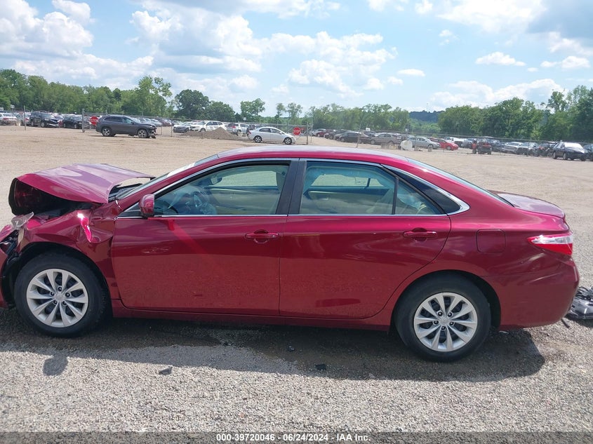 2016 Toyota Camry Le VIN: 4T1BF1FK7GU595160 Lot: 39720046