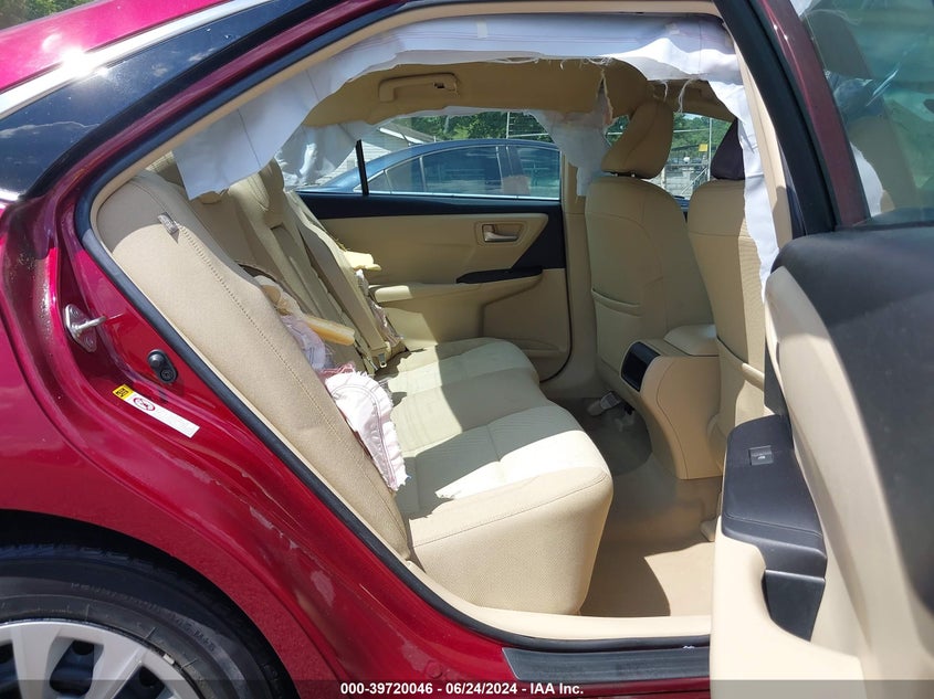 2016 Toyota Camry Le VIN: 4T1BF1FK7GU595160 Lot: 39720046