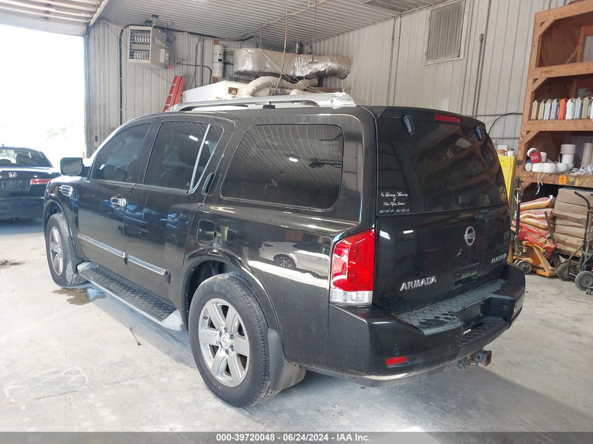 2010 Nissan Armada Platinum VIN: 5N1AA0NC6AN616418 Lot: 39720048