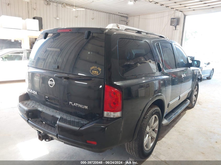 2010 Nissan Armada Platinum VIN: 5N1AA0NC6AN616418 Lot: 39720048