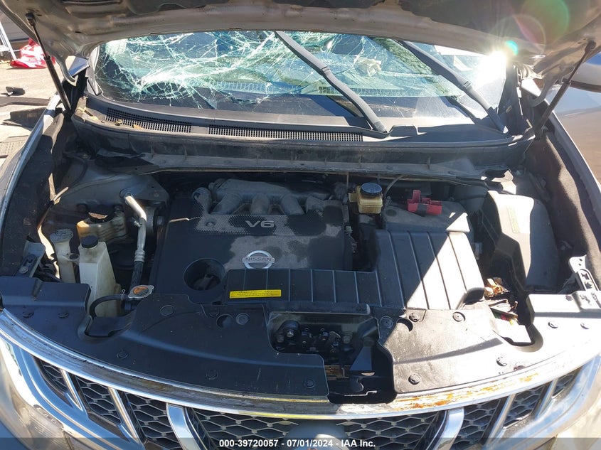 2011 Nissan Murano Sv VIN: JN8AZ1MW8BW163045 Lot: 39720057