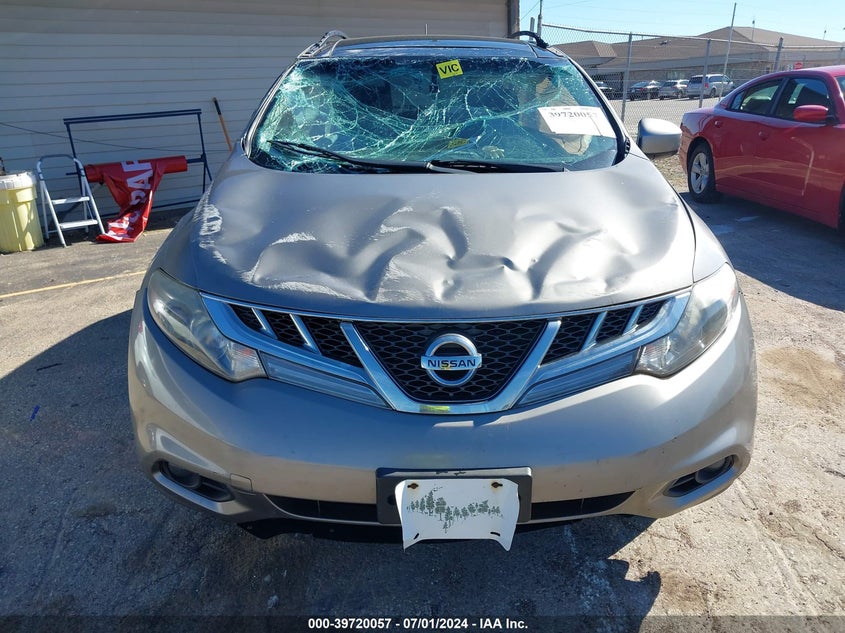 2011 Nissan Murano Sv VIN: JN8AZ1MW8BW163045 Lot: 39720057