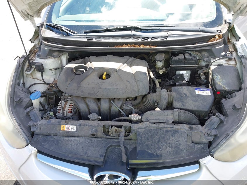 2014 Hyundai Elantra Se VIN: KMHDH4AE1EU142140 Lot: 39720072