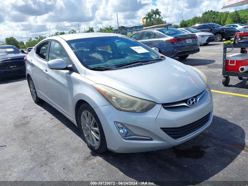 2014 Hyundai Elantra Se VIN: KMHDH4AE1EU142140 Lot: 39720072