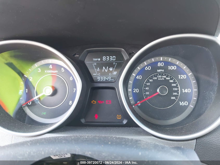 2014 Hyundai Elantra Se VIN: KMHDH4AE1EU142140 Lot: 39720072