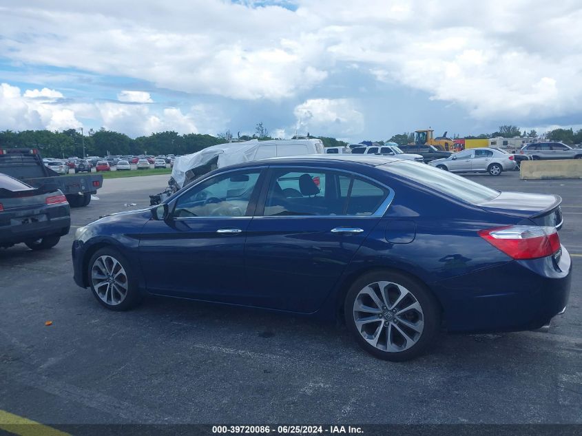 2015 Honda Accord Sport VIN: 1HGCR2F53FA076186 Lot: 39720086