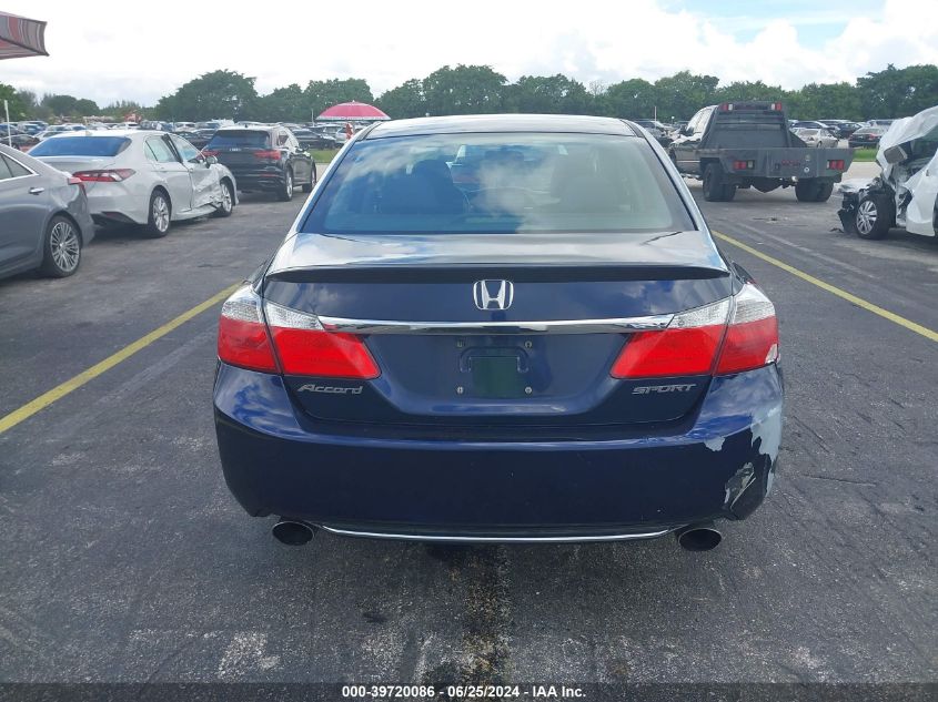 2015 Honda Accord Sport VIN: 1HGCR2F53FA076186 Lot: 39720086