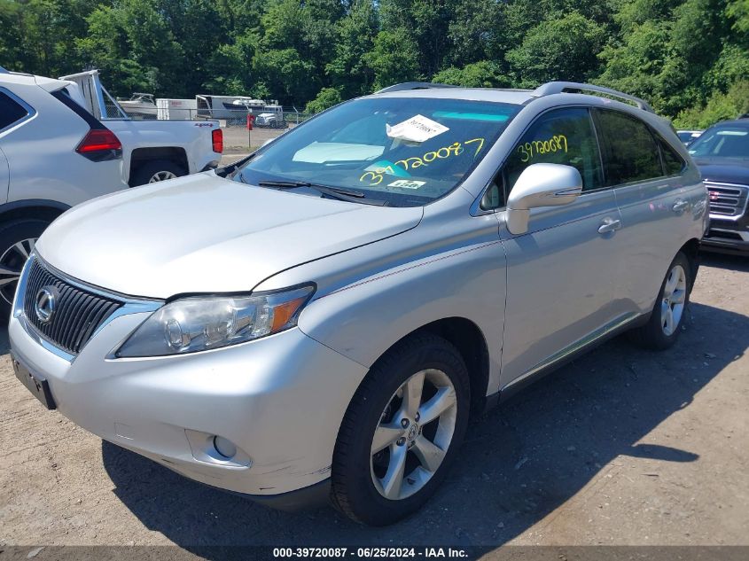 2010 Lexus Rx 350 VIN: 2T2BK1BA3AC034645 Lot: 39720087