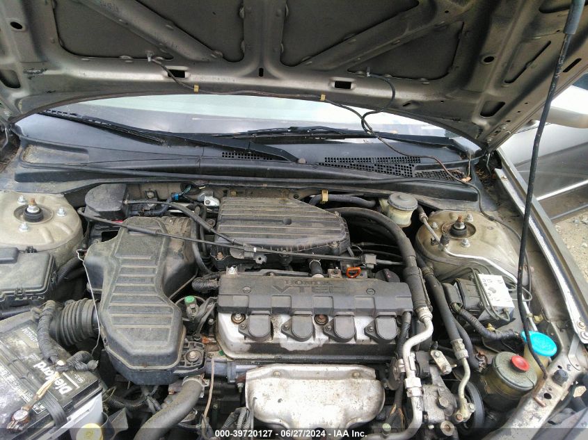 2003 Honda Civic Ex VIN: 2HGES26733H596948 Lot: 39720127