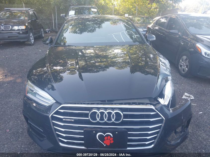 2018 Audi A5 2.0T Premium VIN: WAUANCF55JA007772 Lot: 39720129