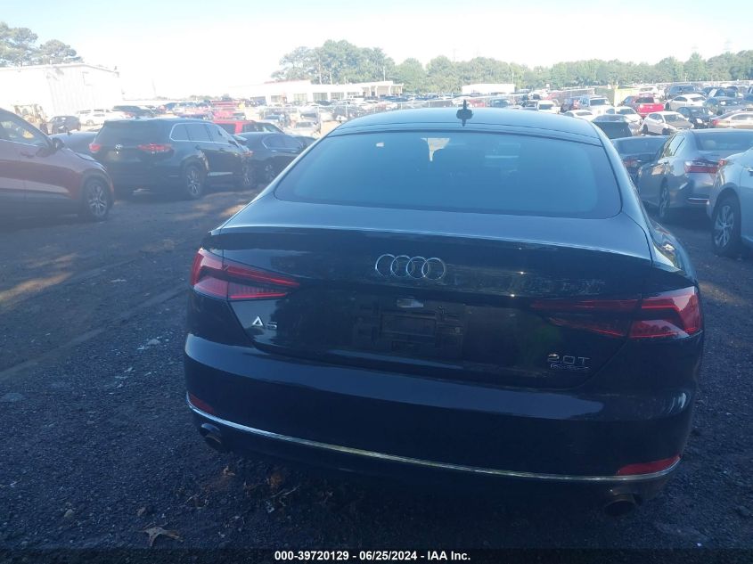 2018 Audi A5 2.0T Premium VIN: WAUANCF55JA007772 Lot: 39720129