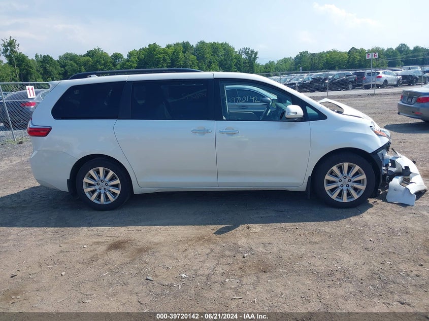 2015 Toyota Sienna Limited Premium 7 Passenger VIN: 5TDDK3DC8FS115601 Lot: 39720142