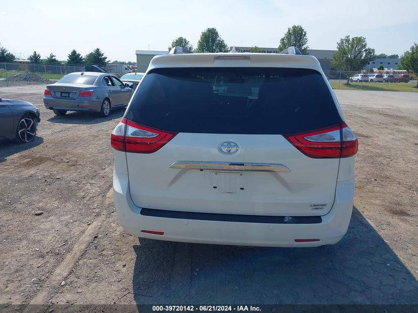 2015 Toyota Sienna Limited Premium 7 Passenger VIN: 5TDDK3DC8FS115601 Lot: 39720142