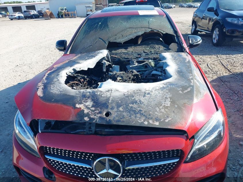 2019 Mercedes-Benz C 300 VIN: 55SWF8DBXKU321484 Lot: 39720163