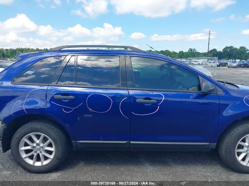 2014 Ford Edge Se VIN: 2FMDK3GC1EBA24600 Lot: 39720168