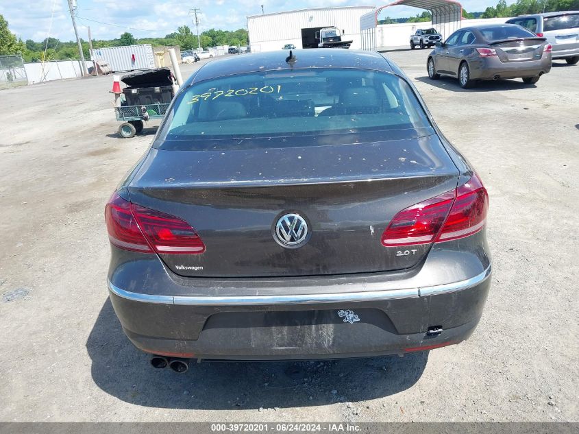 2013 Volkswagen Cc 2.0T Sport Plus VIN: WVWBN7ANXDE542874 Lot: 39720201