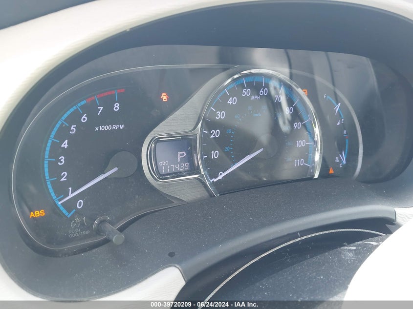 2013 Toyota Sienna Xle V6 8 Passenger VIN: 5TDYK3DC7DS367547 Lot: 39720209