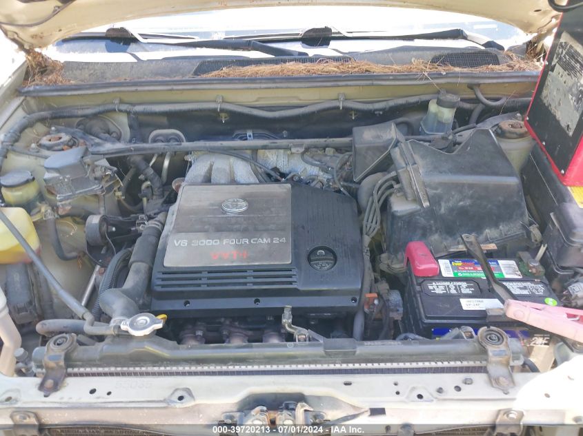 2001 Toyota Highlander V6 VIN: JTEGF21A710017701 Lot: 39720213