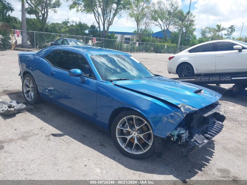 2022 Dodge Challenger Gt VIN: 2C3CDZJG3NH230110 Lot: 39720246