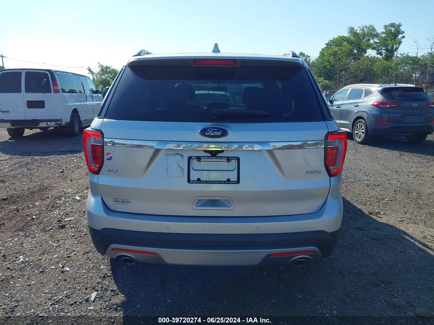 VIN 1FM5K8D81HGD75246 2017 FORD EXPLORER XLT