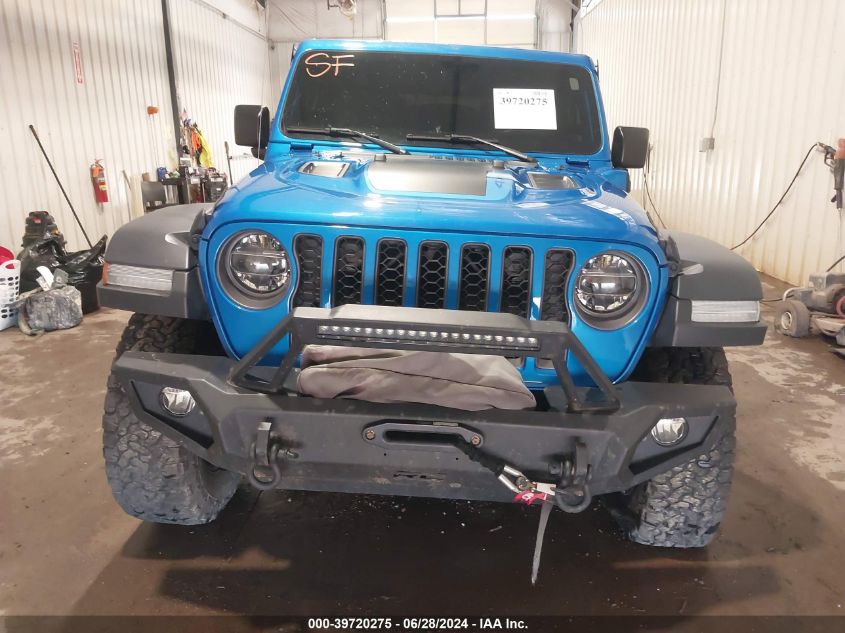 2021 Jeep Wrangler 4Xe Unlimited Rubicon 4X4 VIN: 1C4JJXR65MW643495 Lot: 39720275