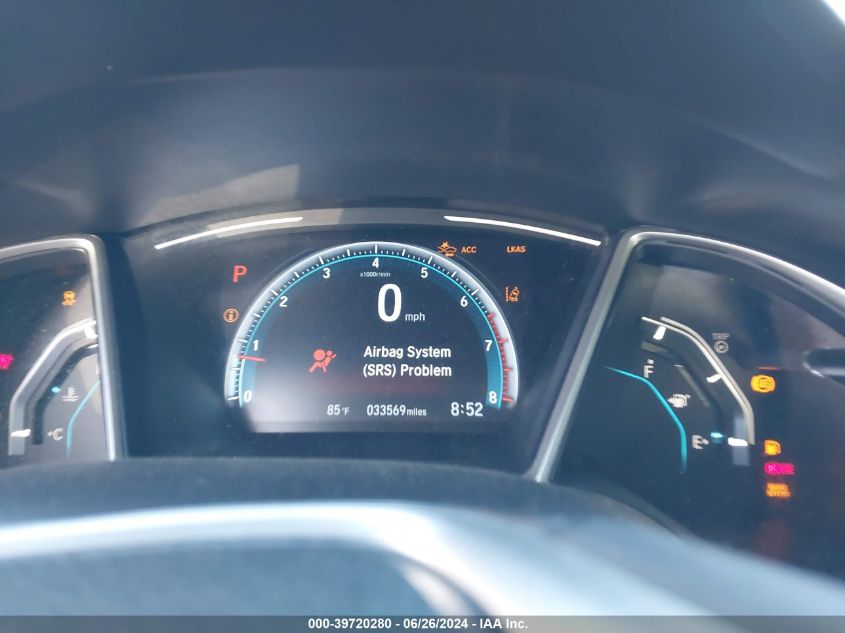 2019 Honda Civic Ex VIN: 19XFC1F39KE202029 Lot: 39720280