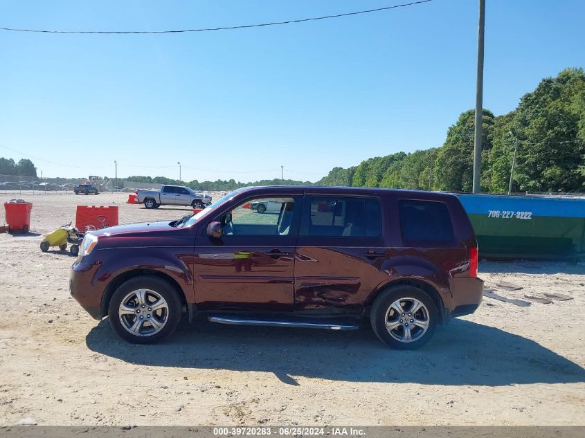 2012 Honda Pilot Ex-L VIN: 5FNYF3H56CB036851 Lot: 39720283