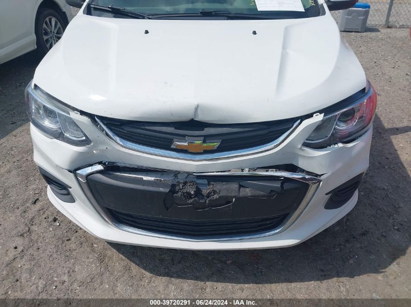 2019 Chevrolet Sonic Lt Auto VIN: 1G1JD5SB4K4108176 Lot: 39720291