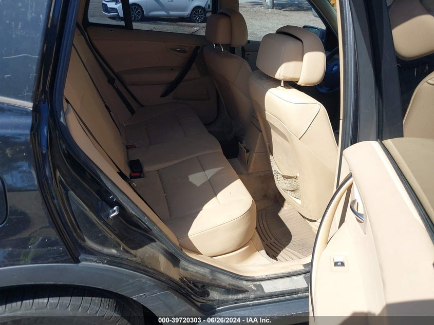 2008 BMW X3 3.0Si VIN: WBXPC93448WJ05063 Lot: 39720303