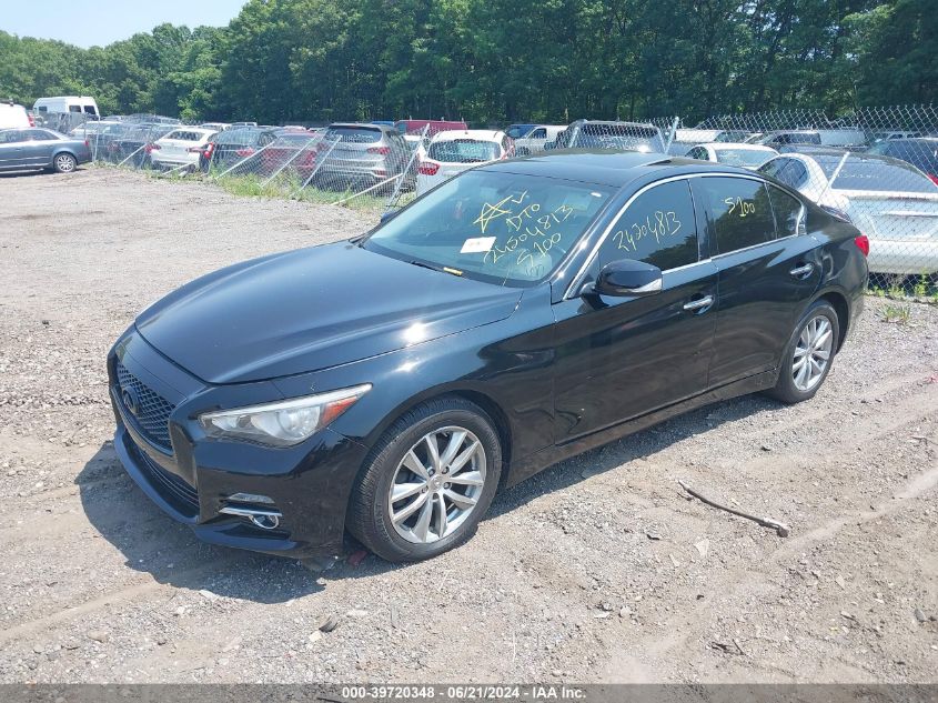 2015 Infiniti Q50 Premium VIN: JN1BV7AR9FM419761 Lot: 39720348