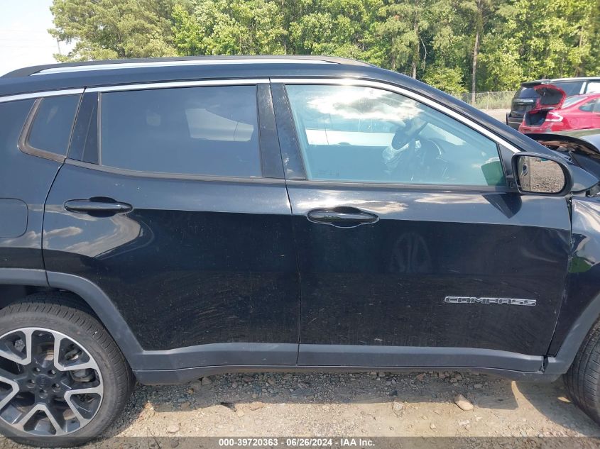 2018 Jeep Compass Limited 4X4 VIN: 3C4NJDCB8JT136064 Lot: 39720363