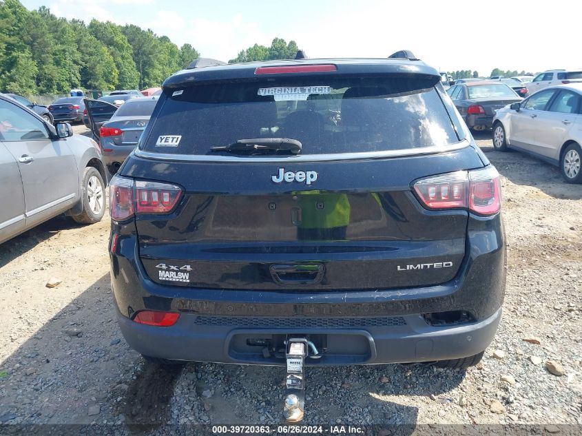 2018 Jeep Compass Limited 4X4 VIN: 3C4NJDCB8JT136064 Lot: 39720363