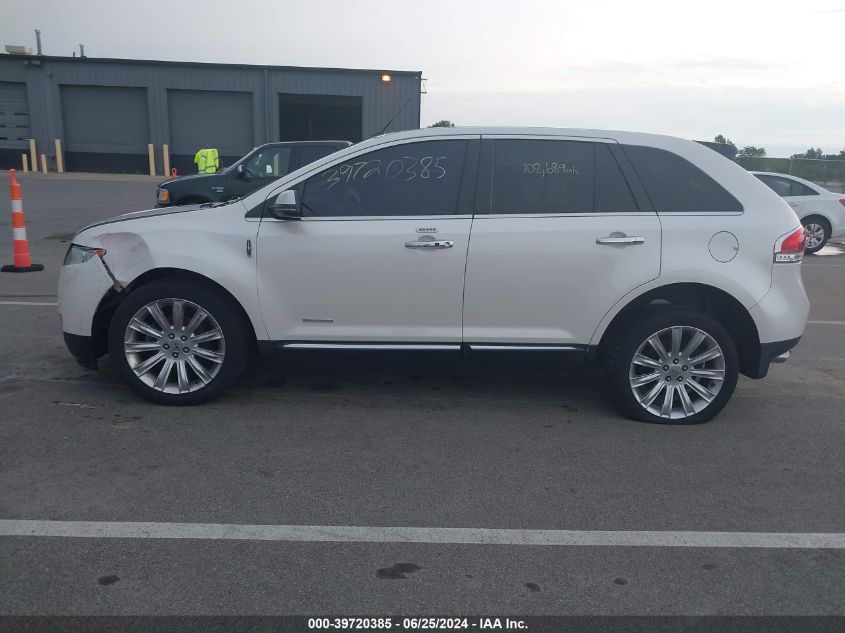 2012 Lincoln Mkx VIN: 2LMDJ8JK4CBL02066 Lot: 39720385