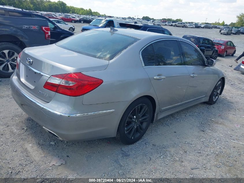 2012 Hyundai Genesis 5.0 VIN: KMHGC4DHXCU189701 Lot: 39720404