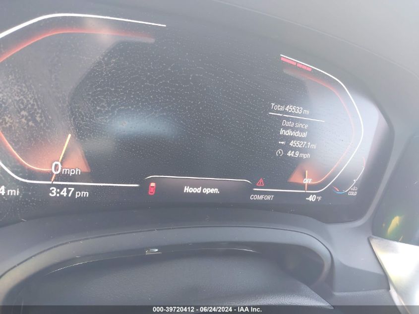 2021 BMW 430I VIN: WBA23AT04MCG20923 Lot: 39720412