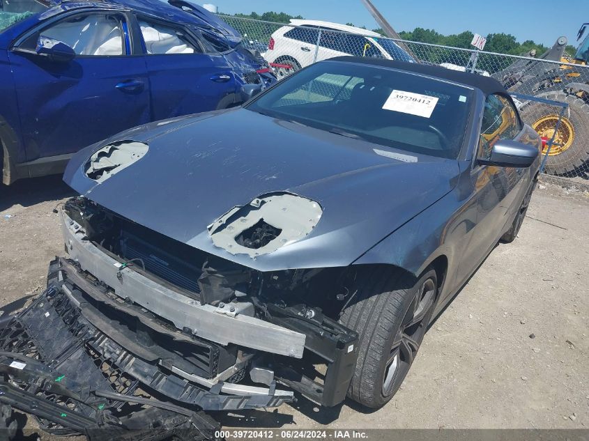 2021 BMW 430I VIN: WBA23AT04MCG20923 Lot: 39720412