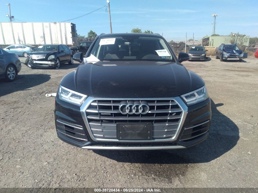 2018 Audi Q5 Premium Plus VIN: WA1BNAFY8J2201304 Lot: 39720434